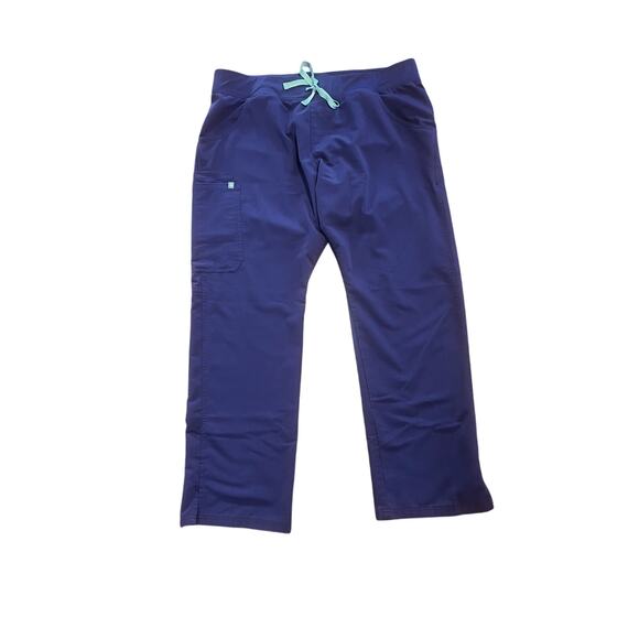 Figs Pants - FIGS Kade Cargo Scrub Pants Deep Plum | XL